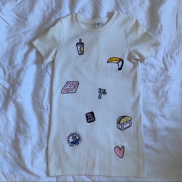 ZARA // TRF Patch Dress - Picture 2 of 9